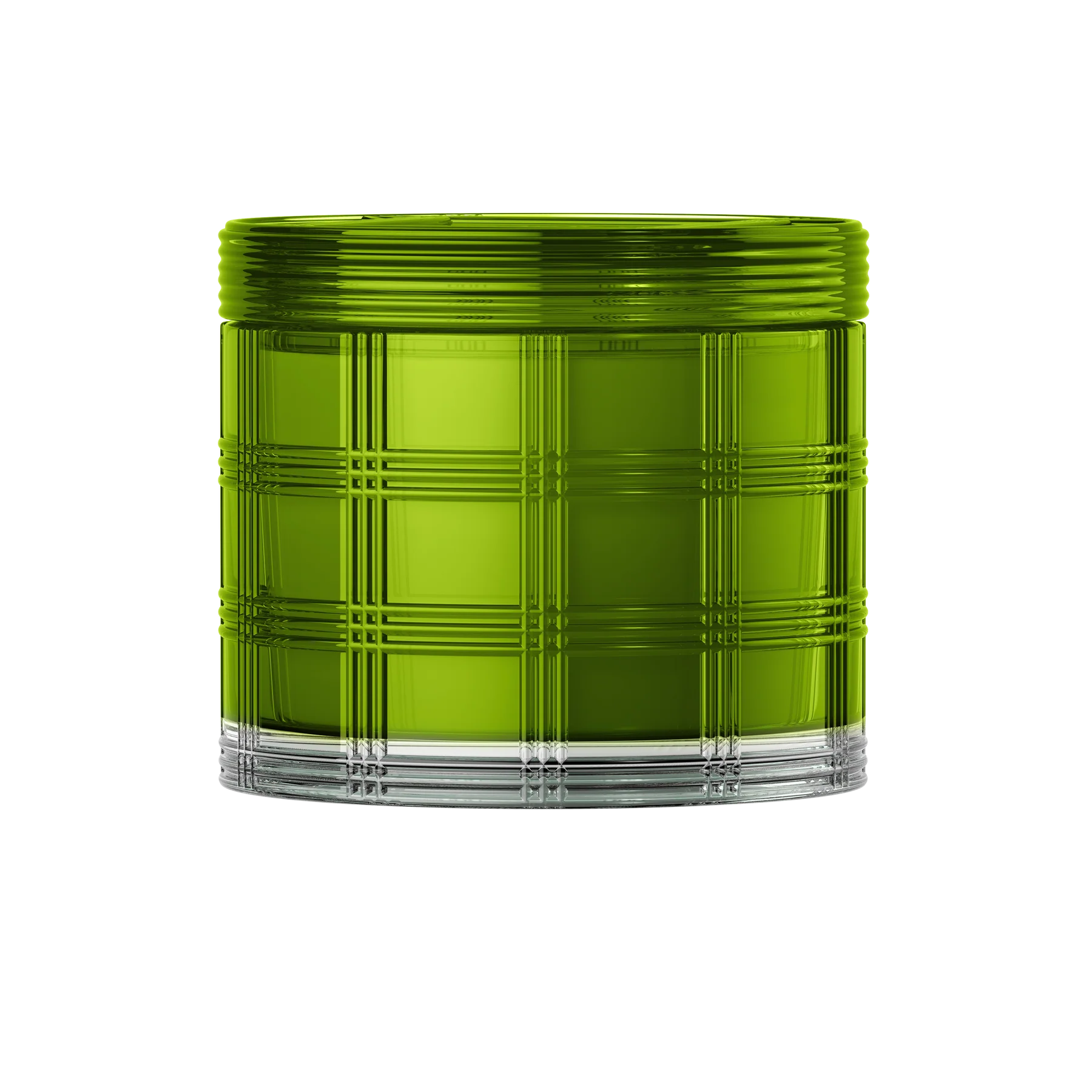 HomeWorx by Slatkin golden bamboo scented candle in green textured glass container