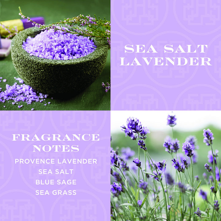 HomeWorx lavender gel hand soap sea salt lavender scent with Provence lavender and sea grass notes