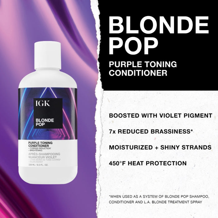 Igk Blonde Pop Purple Toning Conditioner