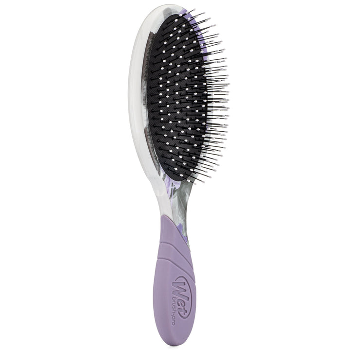 Wet Brush Inked Impressions tattoo style hair brush with purple handle and flexible bristles