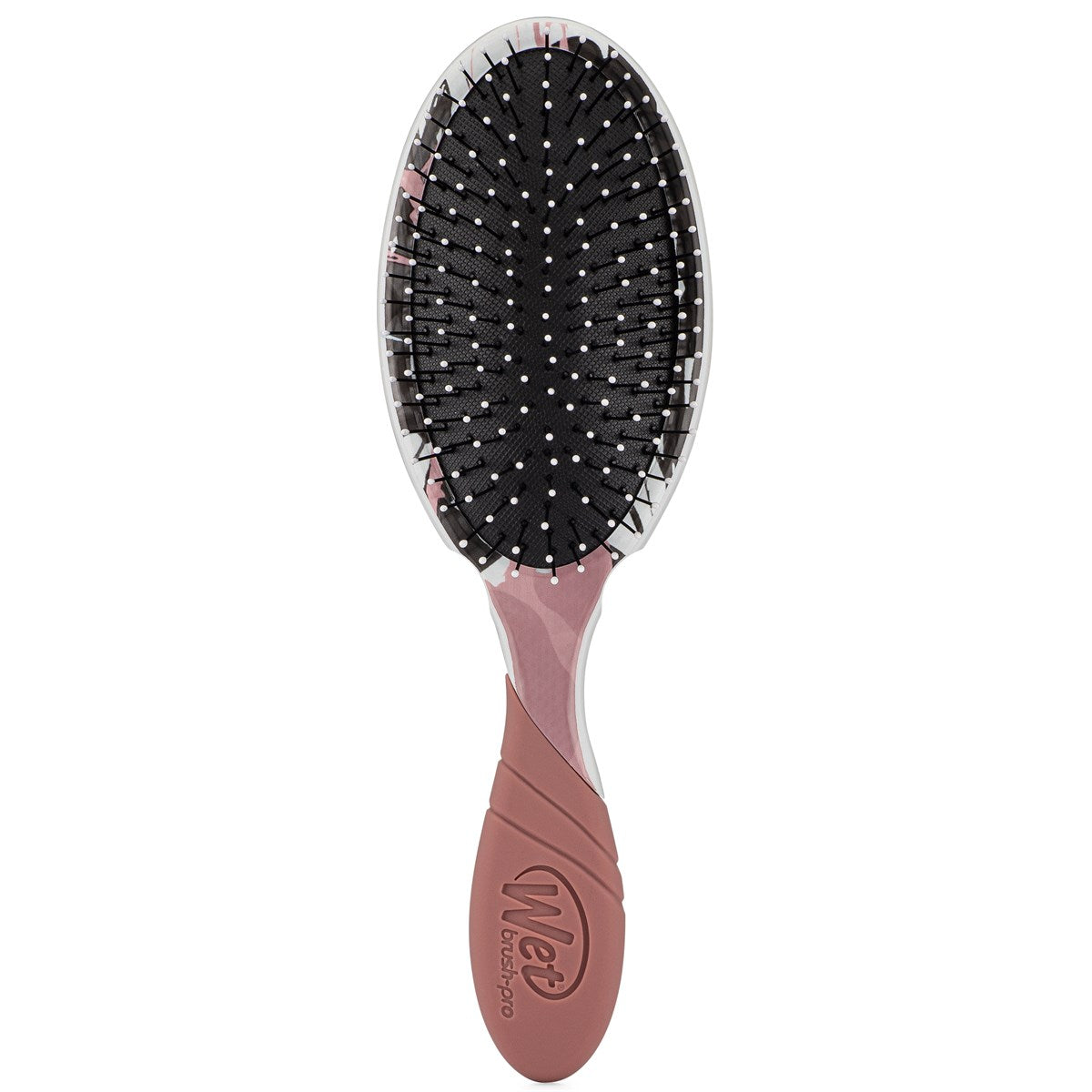 Wet Brush Inked Impressions tattoo style hair brush with cushioned black bristles and ergonomic pink handle