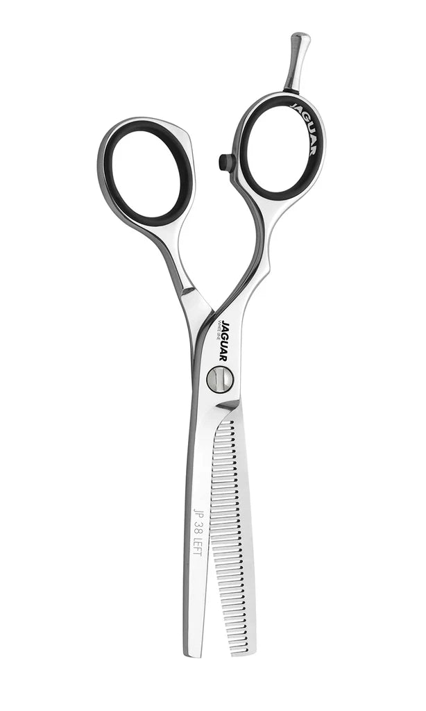 Jaguar White Line JP38 thinner stainless steel hair thinning shears left handed salon scissors