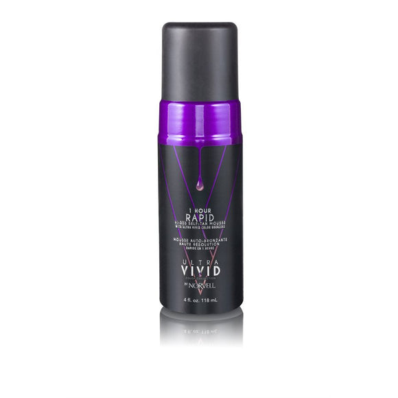 Norvell Ultra Vivid 1 Hour Rapid Self-Tanning Mousse for a Fast, Natural Tan