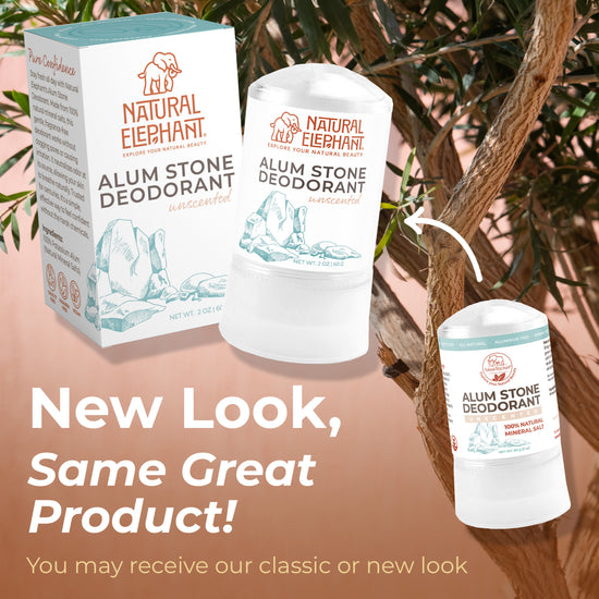 Natural Elephant alum stone deodorant unscented natural mineral deodorant for odor protection