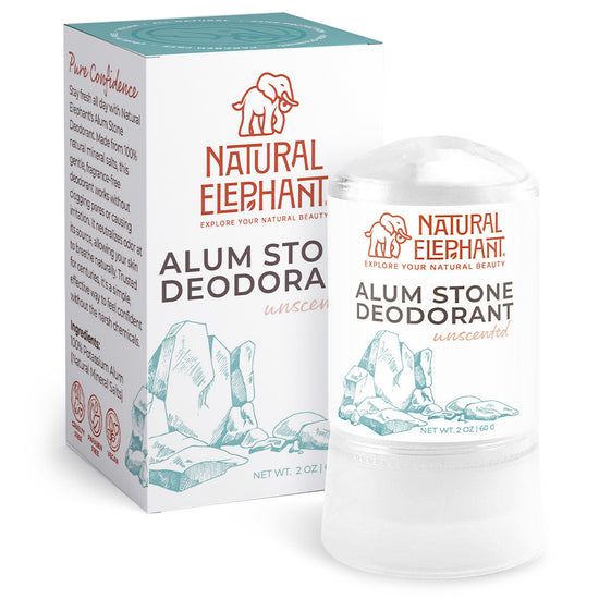 Natural Elephant alum stone deodorant unscented stick natural mineral deodorant for odor protection