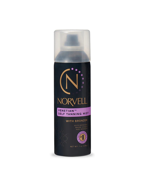 Norvell Venetian self tanning mist with bronzer for a natural-looking tan and even application