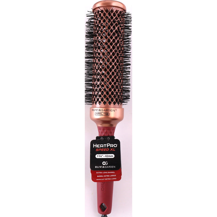 Olivia Garden HeatPro Round Brush 1.5 inch with ceramic vents and firm bristles for styling