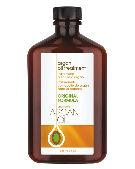 One N Only Argan Oil treatment bottle with original formula for hair care 236 ml