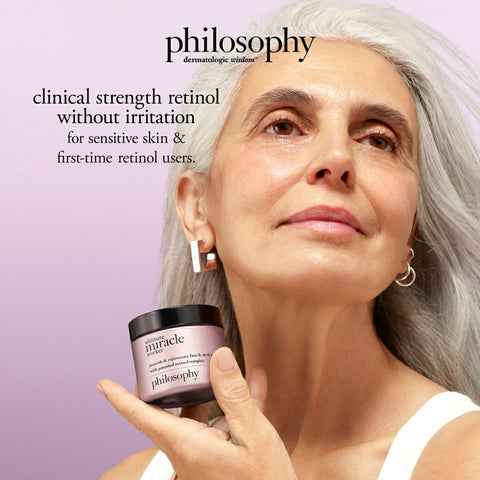 Philosophy anti-aging face and neck cream with clinical strength retinol for sensitive skin