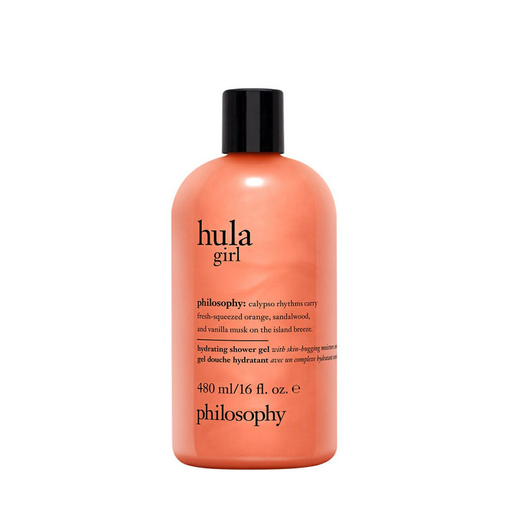 Philosophy Hula Girl shower gel 16 oz hydrating body wash with fresh orange sandalwood scent