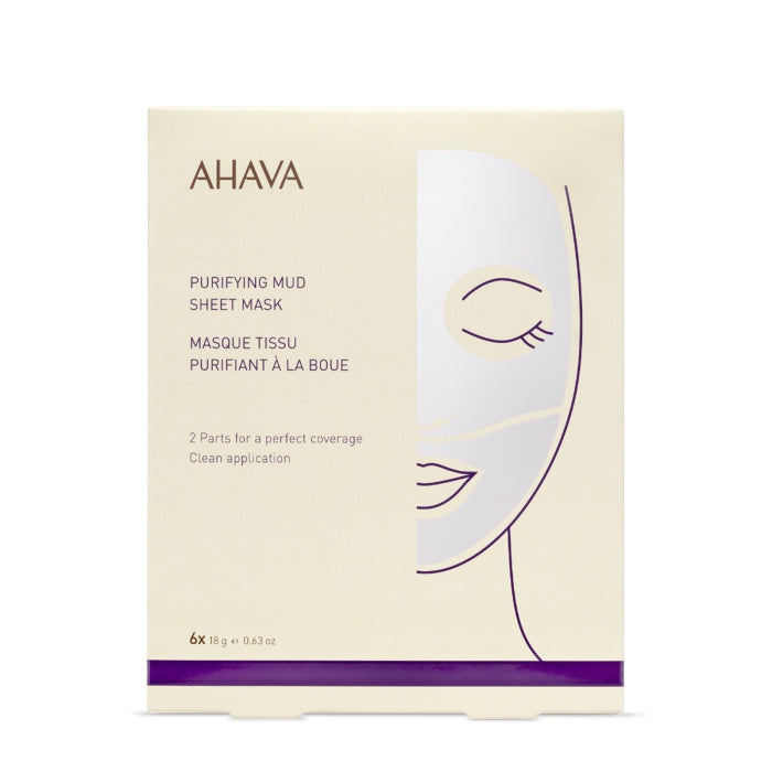 Ahava Purifying Mud Sheet Mask (6-Pack)