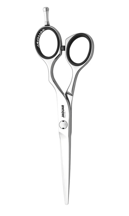 Jaguar Gold Line Diamond E hair scissors stainless steel offset barber scissors with black inserts