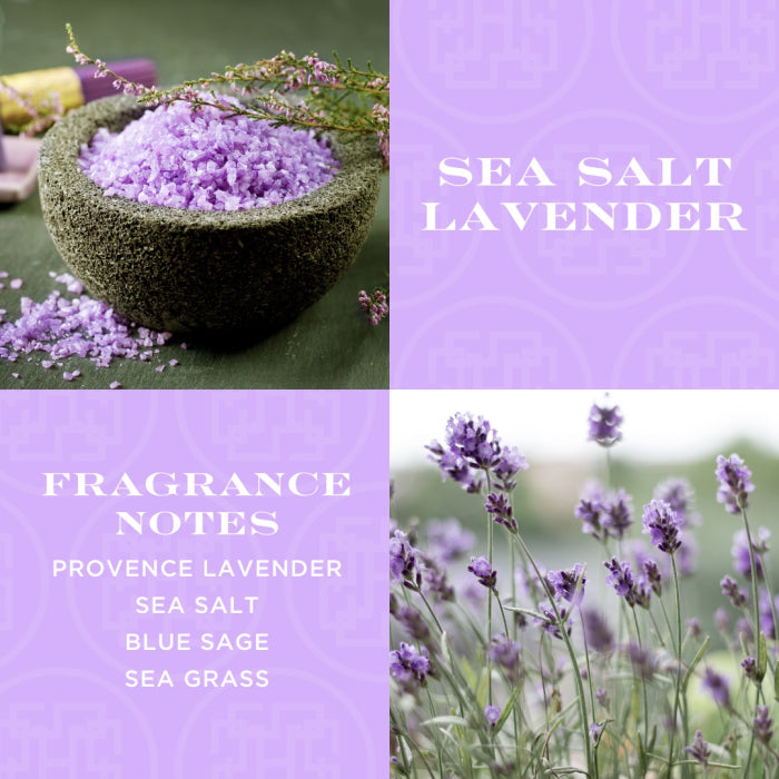 HomeWorx by Slatkin & Co. Sea Salt Lavender Scented Candle