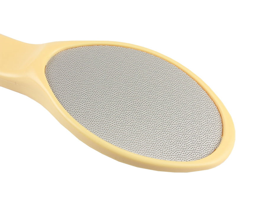 Seki Edge callus reducer with a rounded, textured surface for effective foot care and smooth skin