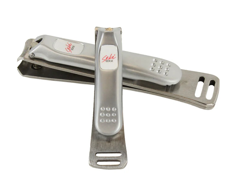 Seki Edge Stainless Steel Nail Clippers for Men Grooming Kit with ergonomic design