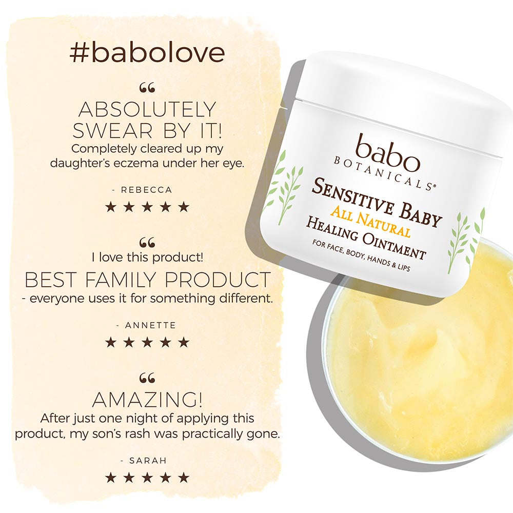 Babo Botanicals Sensitive Baby All Natural Healing Ointment - Fragrance 4.0oz