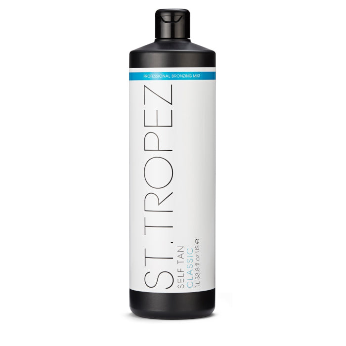 St Tropez self tan spray classic professional bronzing mist bottle with black cap