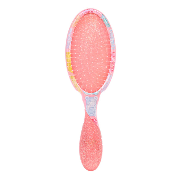 Wet Brush Sugar Rush hair brush for kids in a pink sparkly design with a fun pattern