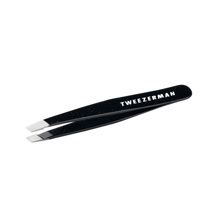 Tweezerman precision tweezer in black for effortless hair removal and grooming