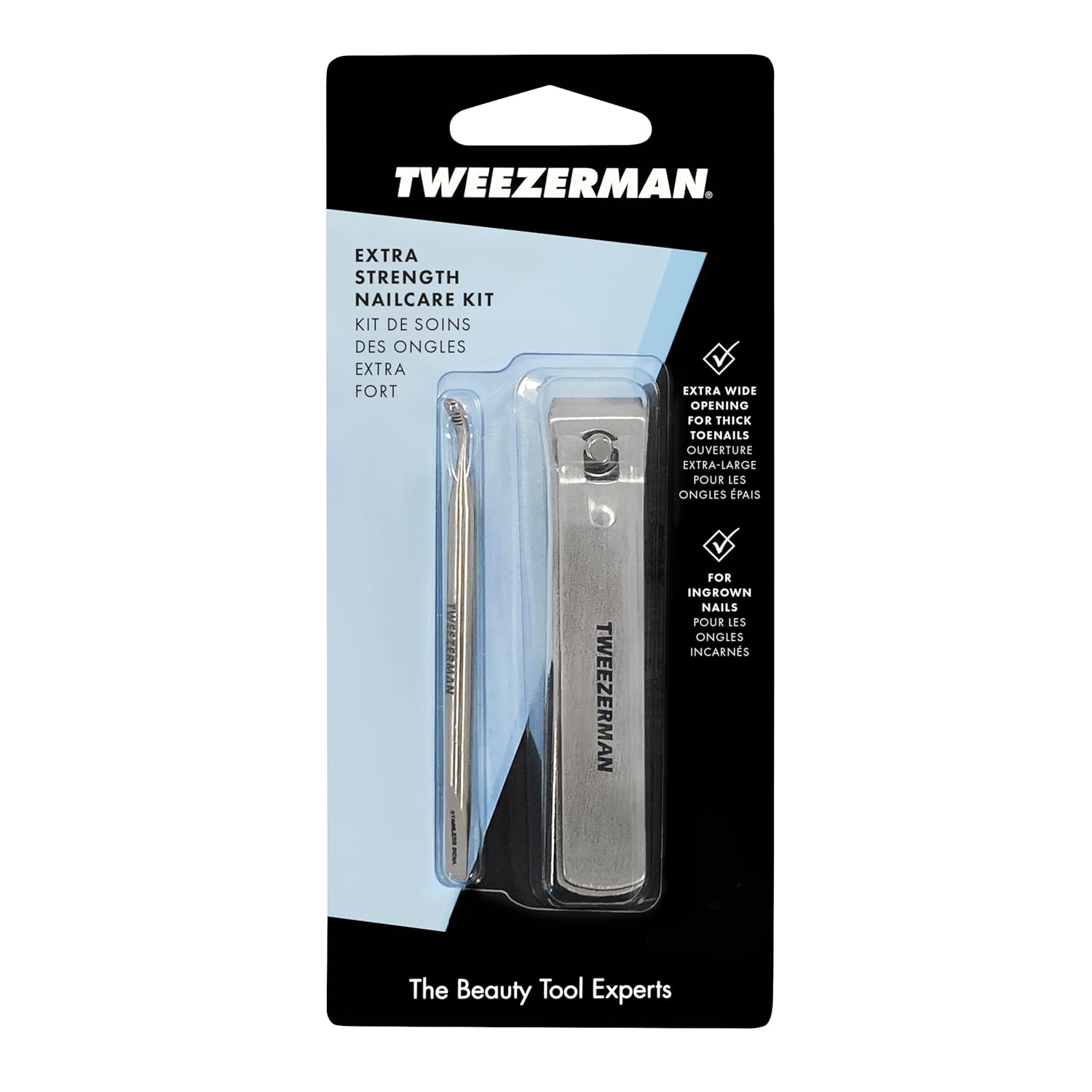 Tweezerman Extra Strength Nailcare Kit for effective nail grooming and products for nail care