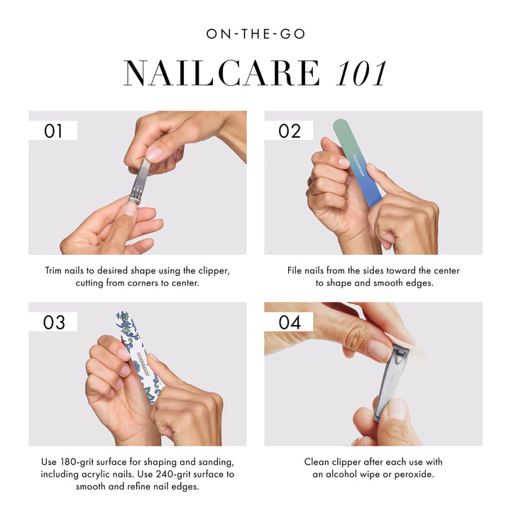 Tweezerman nail care products for nail care with tips for trimming and shaping nails