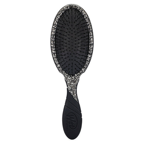 Wet Brush Crushed Jewels Detangler black hairbrush with silver crushed jewels design