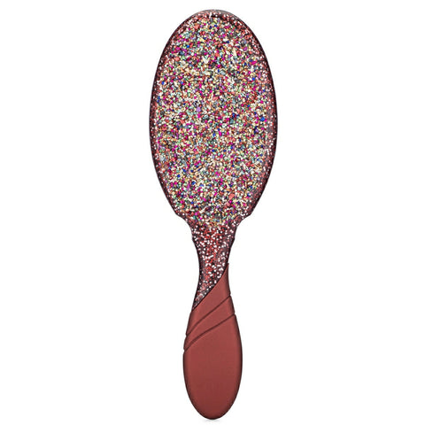 Wet Brush Crushed Jewels Detangler hairbrush with multicolor crushed jewel design and ergonomic handle