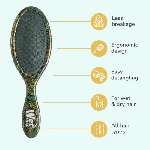 Wet Brush detangle and style kit featuring ergonomic design for easy detangling and less breakage