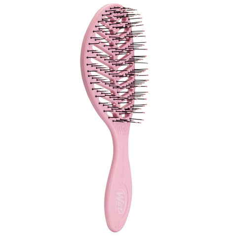 Pink Wet Brush eco-friendly detangler with flexible bristles and ergonomic handle