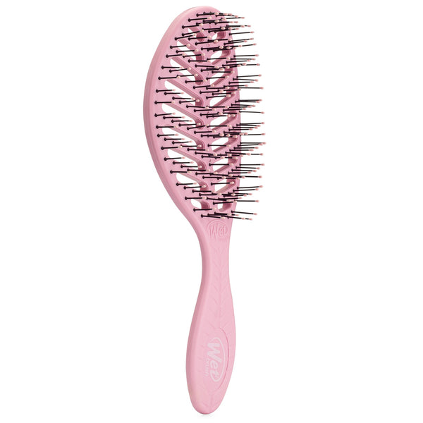 Pink Wet Brush eco-friendly detangler with flexible bristles and ergonomic handle