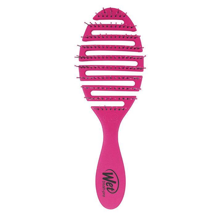 Wet Brush Flex Dry Detangler in pink for easy detangling and faster drying on wet hair