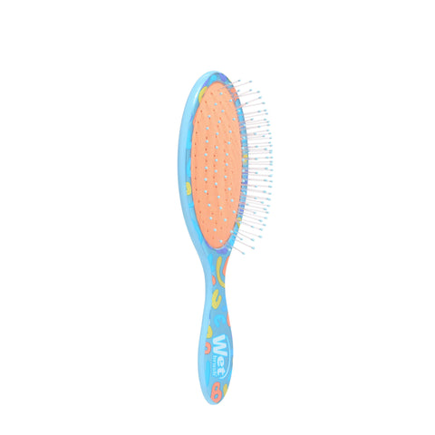 Wet Brush in blue with fun patterns, ideal as a hair detangling brush for easy grooming