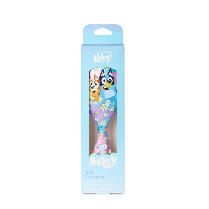 Wet Brush Bluey Hair Detangling Brush with colorful pet character design for easy detangling