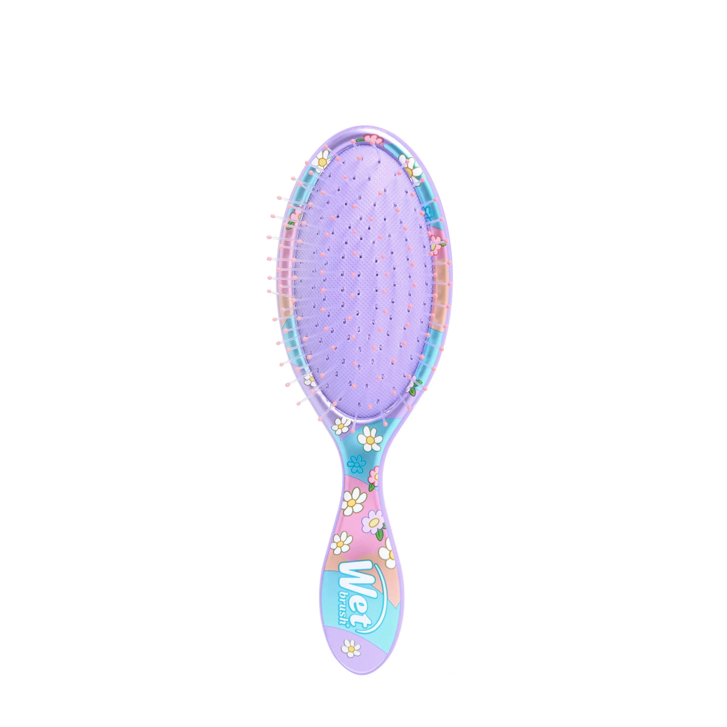 Wet Brush Floral Design Hair Detangling Brush for Effortless Knot Removal
