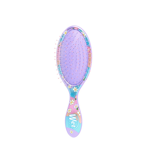 Wet Brush Floral Design Hair Detangling Brush for Effortless Knot Removal