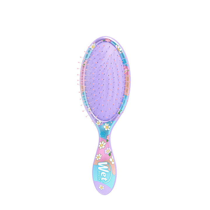 Wet Brush Floral Design Hair Detangling Brush for Effortless Knot Removal