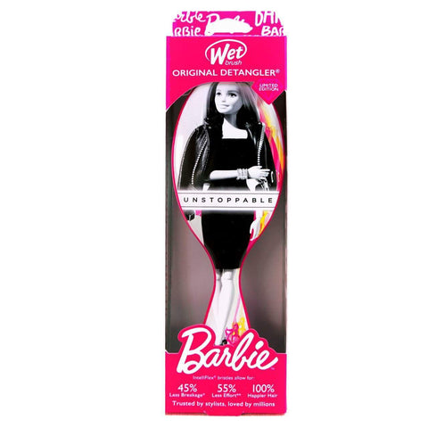 Wet Brush Original Detangler Barbie Edition with Unstoppable Styling for Effortless Hair Care