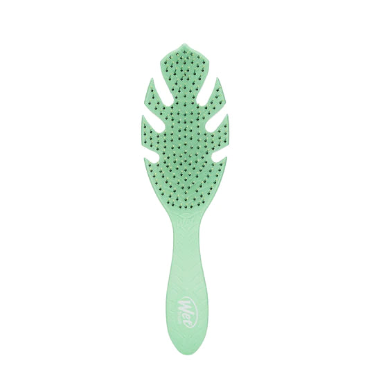 Wet Brush Eco-Friendly Hair Detangler with a green leaf design for easy detangling