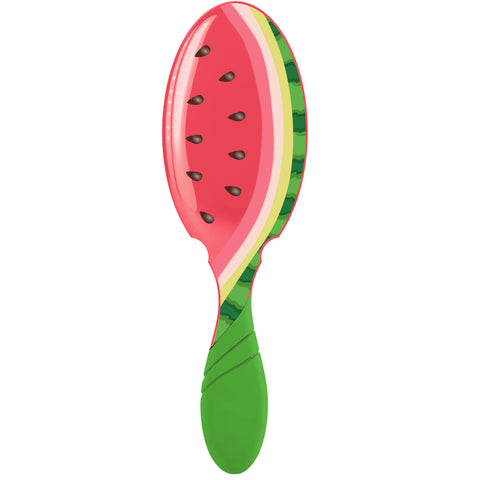 Wet Brush tutti frutti hair brush for kids with watermelon design and green handle