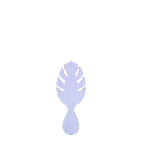 Wet Brush eco-friendly mini hairbrush designed as a leaf shape in light purple color