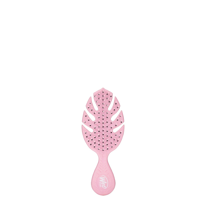 Wet Brush pink eco-friendly mini hairbrush with vented leaf design for easy detangling
