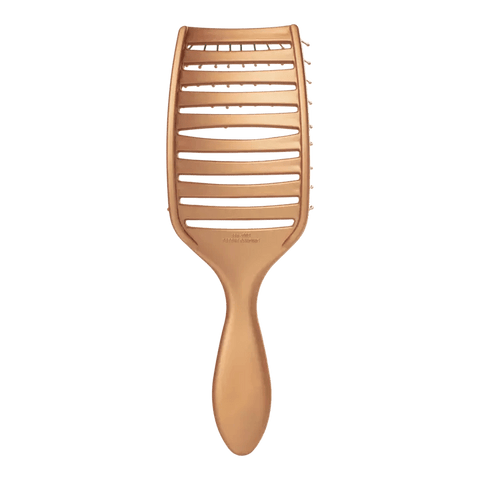 Wet Brush quick dry hair brush with vented design and flexible bristles in bronze color