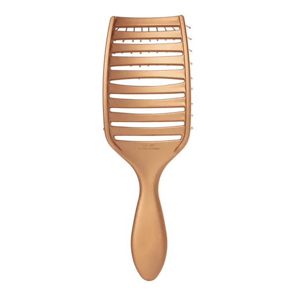 Wet Brush quick dry hair brush with vented design and flexible bristles in bronze color