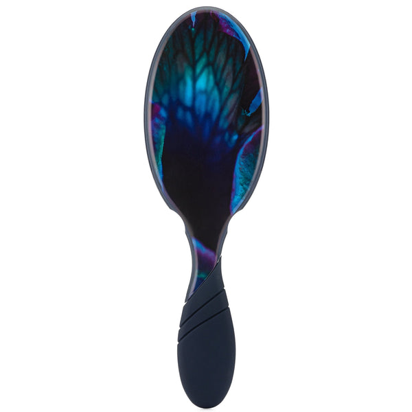 Wet Brush Rare Botanicals hair brush with dark blue floral design and ergonomic handle