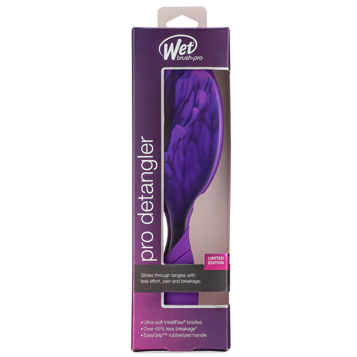 Wet Brush Rare Botanicals hair brush in purple with pro detangler design and soft bristles