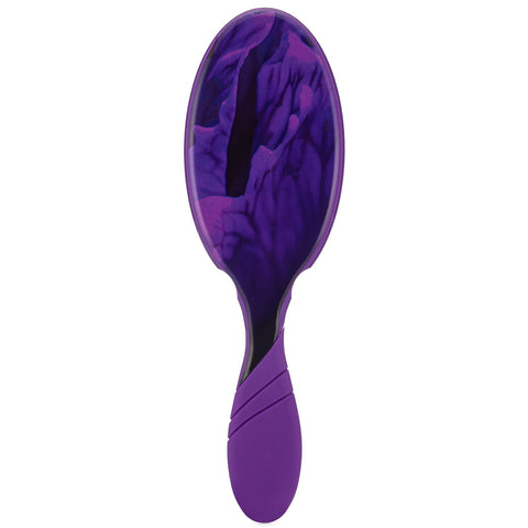 Wet Brush Rare Botanicals hair brush with purple handle and smooth glossy back