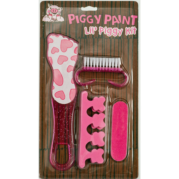 Piggy Paint 4 Piece Pedicure Set Kid Friendly