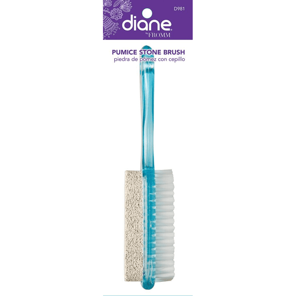 Diane D981 2-in-1 Pumice Stone Brush & Nail Brush