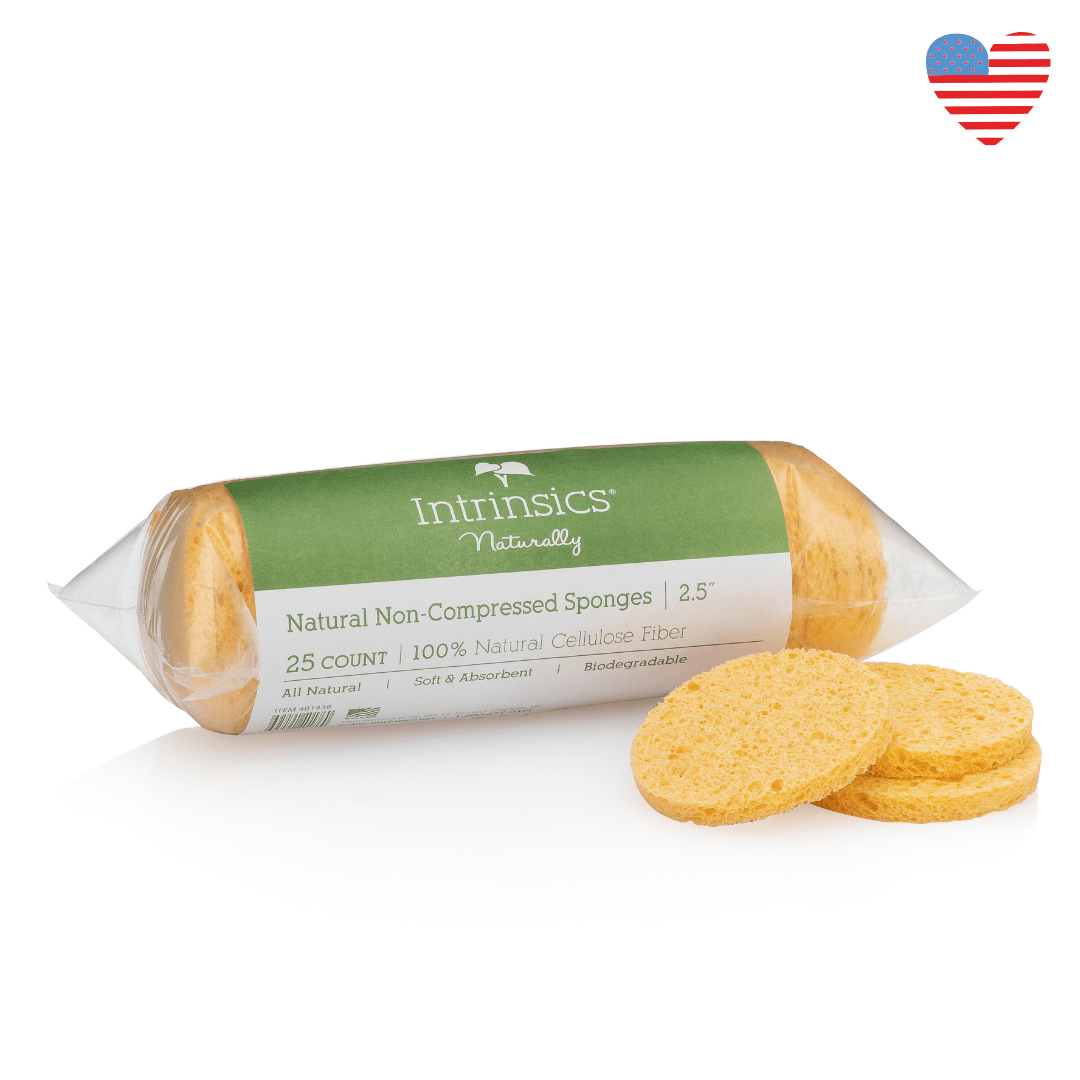 Intrinsics Noncompressed Sponge Natural 25 Count – Face and Body Shoppe