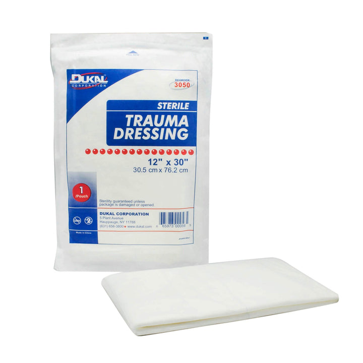 Dukal - 3050 Trauma Dressing, Sterile, 12